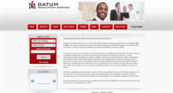 Desktop Screenshot of datum-recruitment.com